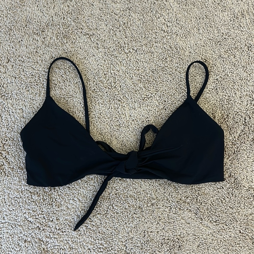 lululemon Tied to Tide Swim Top in black